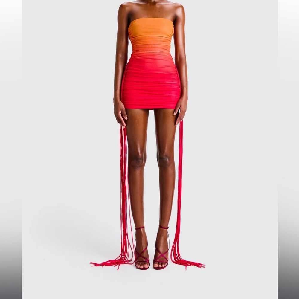 BBXBRAND ZAYA TASSEL MINI - SUNSET OMBRE